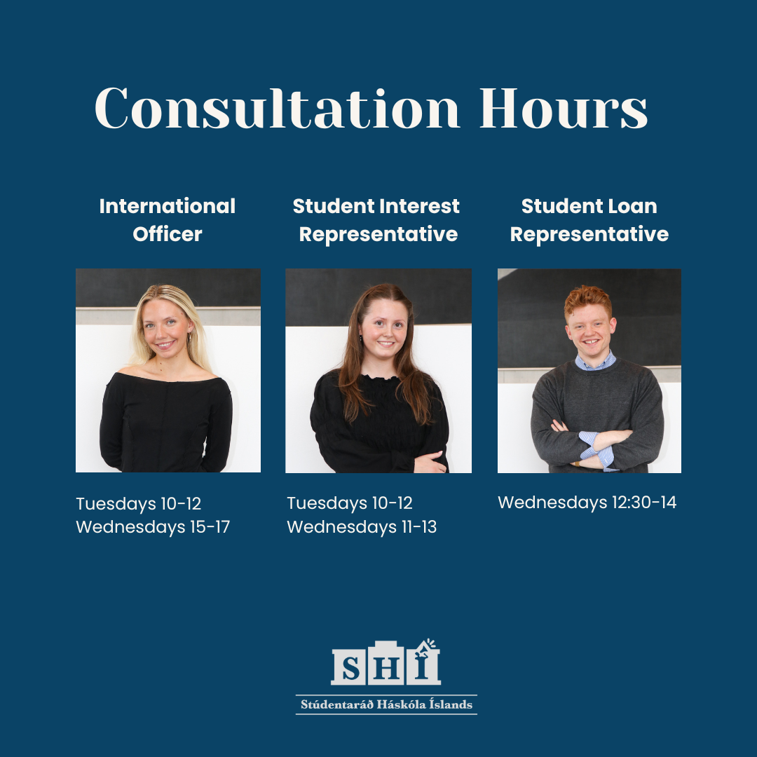 Consultation Hours for the Spring Semester